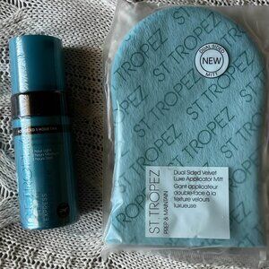 Brand New St. Tropez Self Tan Express Bronzing Mousse + Mit